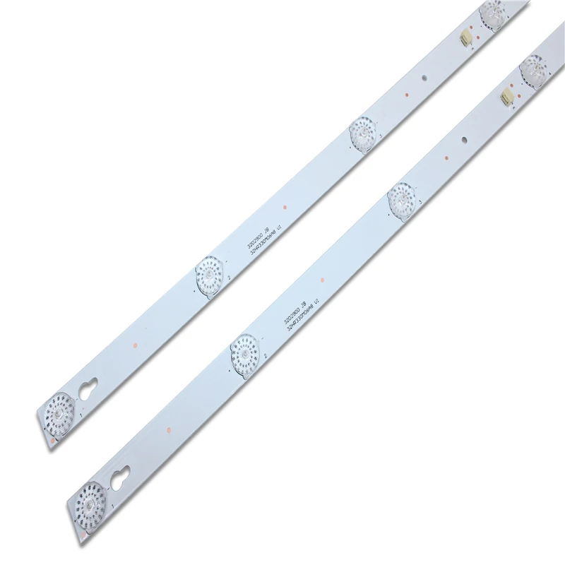 New 2pcs/set 6LED(6V) 560mm LED Backlight Strip for L32P1A 4C-LB3206-HR03J HR01J 32D2900 32HR330M06A5 V5
New 2pcs/set 6LED(6V) 560mm LED Backlight Strip for L32P1A 4C-LB3206-HR03J HR01J 32D2900 32HR330M06A5 V5