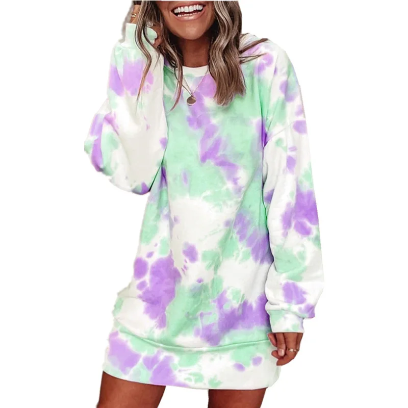 Plus Size Women Clothing 2021 Autumn Winter Hoodies Dress Casual Loose Ladies Long Sleeve Tie Dye Office Work Dresses Vestidos
Plus Size Women Clothing 2021 Autumn Winter Hoodies Dress Casual Loose Ladies Long Sleeve Tie Dye Office Work Dresses Vestidos