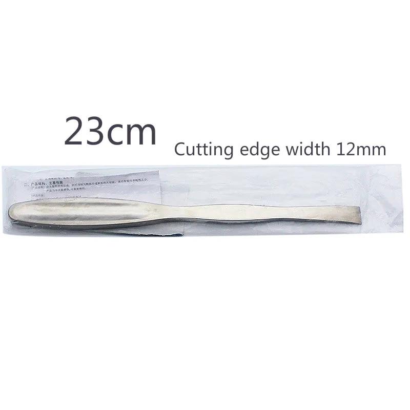 Stainless steel periosteal stripper 23cm curved flat blade 12mm bone rasping knife to peel off orthopedic instruments
Stainless steel periosteal stripper 23cm curved flat blade 12mm bone rasping knife to peel off orthopedic instruments