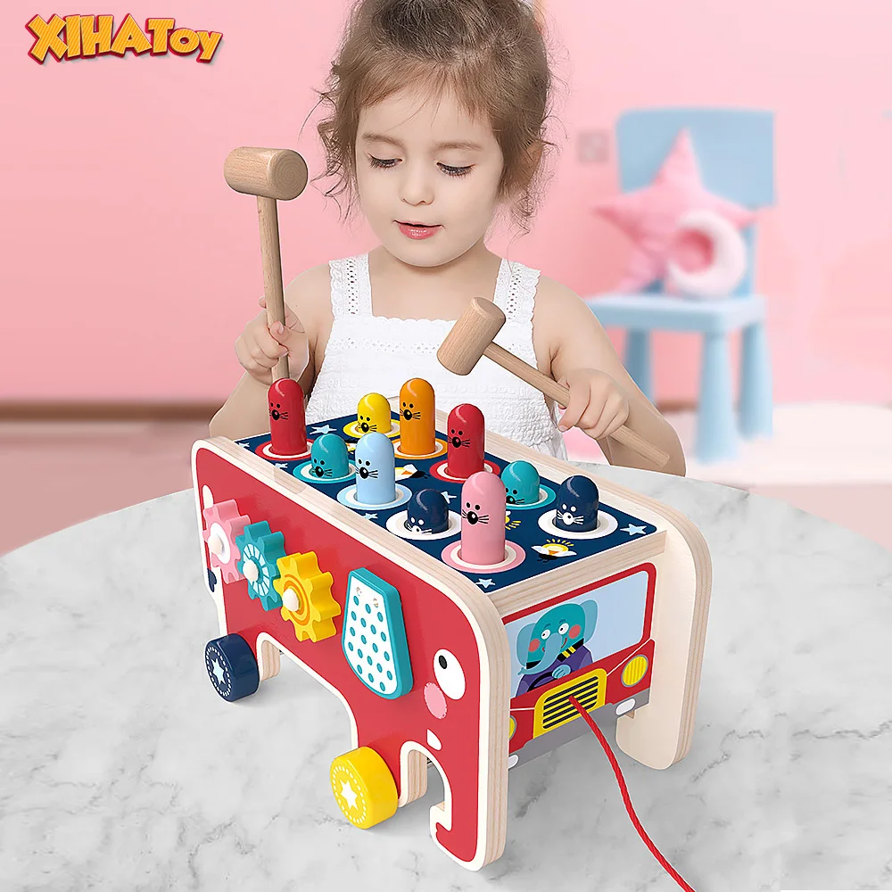 XIHATOY Multifunctional Elephant Hitting Hamster Toy Benefit Intelligence Early Education Baby Knocking Dragging Gift Box
XIHATOY Multifunctional Elephant Hitting Hamster Toy Benefit Intelligence Early Education Baby Knocking Dragging Gift Box