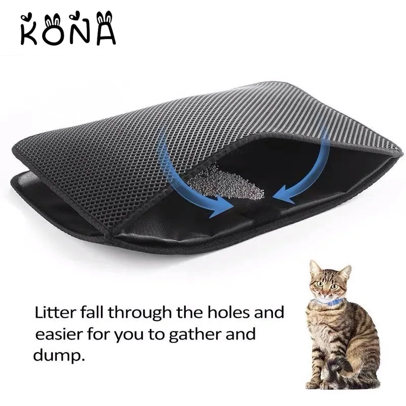 Double Layer Cat Litter Mat Waterproof Pet Litter Products Bed Mat Pet For Cats House Clean
Double Layer Cat Litter Mat Waterproof Pet Litter Products Bed Mat Pet For Cats House Clean