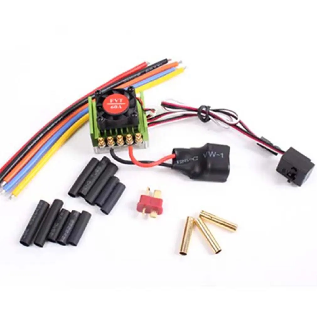 FVT водонепроницаемый 60A(2-3S) ESC Бесщеточный Регулятор скорости для 1/8 1/10 1/12 1/20 пульта дистанционного управления
FVT водонепроницаемый 60A(2-3S) ESC Бесщеточный Регулятор скорости для 1/8 1/10 1/12 1/20 пульта дистанционного управления