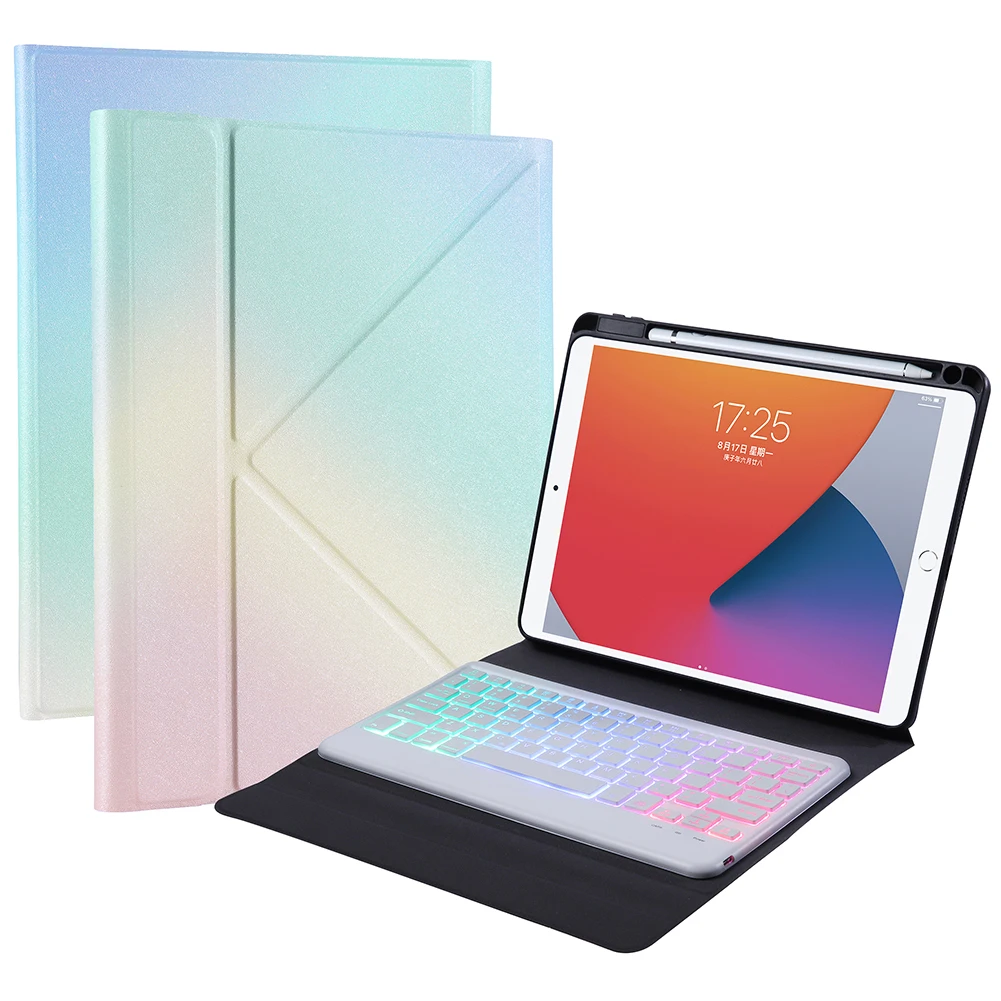 Backlit Bluetooth Keyboard Tablet Case for iPad 5th 6th Generation 9.7 2017 2018 Pro 9.7 2016 for iPad Air 1 Air 2 9.7 inch
Backlit Bluetooth Keyboard Tablet Case for iPad 5th 6th Generation 9.7 2017 2018 Pro 9.7 2016 for iPad Air 1 Air 2 9.7 inch