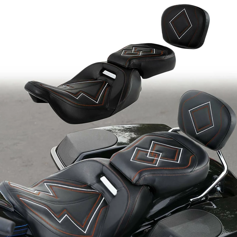 Motorcycle Driver Passenger Front Rear Seat Backrest For Harley Touring Road King Glide 2009-2020
Motorcycle Driver Passenger Front Rear Seat Backrest For Harley Touring Road King Glide 2009-2020