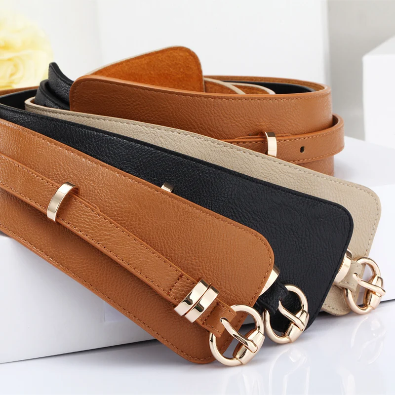 New Fashion PU Leather Women Belt Dress Coat Decorated Luxury Girdle Wide Belts For Women Clothing Accessories
New Fashion PU Leather Women Belt Dress Coat Decorated Luxury Girdle Wide Belts For Women Clothing Accessories