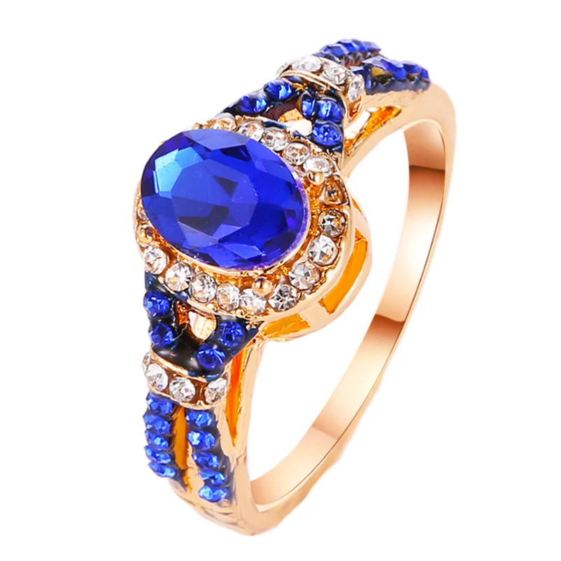 Classical Fashion Blue Charm Zircon Clear Crystal Bling Starry Shining Golden Alloy Loop Rings For Women
Classical Fashion Blue Charm Zircon Clear Crystal Bling Starry Shining Golden Alloy Loop Rings For Women