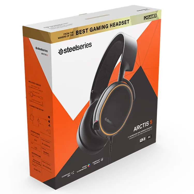 Free shipping 2019 Edition SteelSeries Arctis 5 DTSXV2.0 RGB Headphones 7.1 Channel Jedi Survival Apex Heroes CF
Free shipping 2019 Edition SteelSeries Arctis 5 DTSXV2.0 RGB Headphones 7.1 Channel Jedi Survival Apex Heroes CF