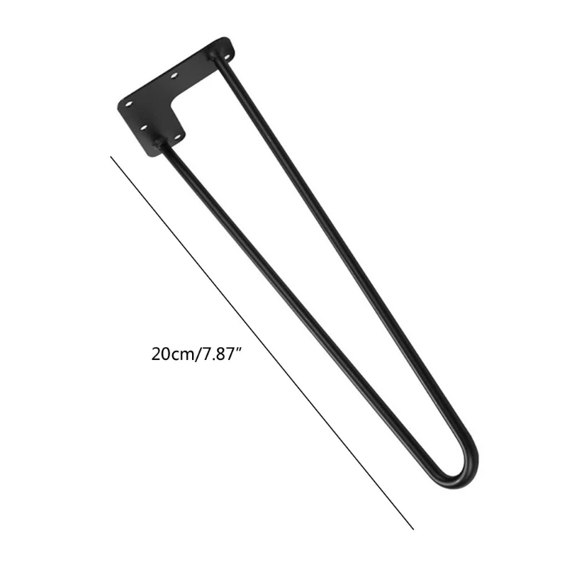 4 Pack 8" Black Furniture Legs Cabinet Cupboard Metal Table Feet Heavy Duty 2 Rod Hairpin Table Leg DIY Desk Stand Bench
4 Pack 8" Black Furniture Legs Cabinet Cupboard Metal Table Feet Heavy Duty 2 Rod Hairpin Table Leg DIY Desk Stand Bench