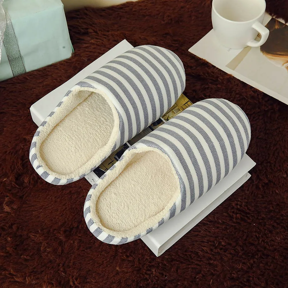 JAYCOSIN Women Men Slippers Casual Warm Striped Slipper Indoors Couple Home Warm Soft Anti-slip Winter House Shoes Bedroom #45
JAYCOSIN Women Men Slippers Casual Warm Striped Slipper Indoors Couple Home Warm Soft Anti-slip Winter House Shoes Bedroom #45