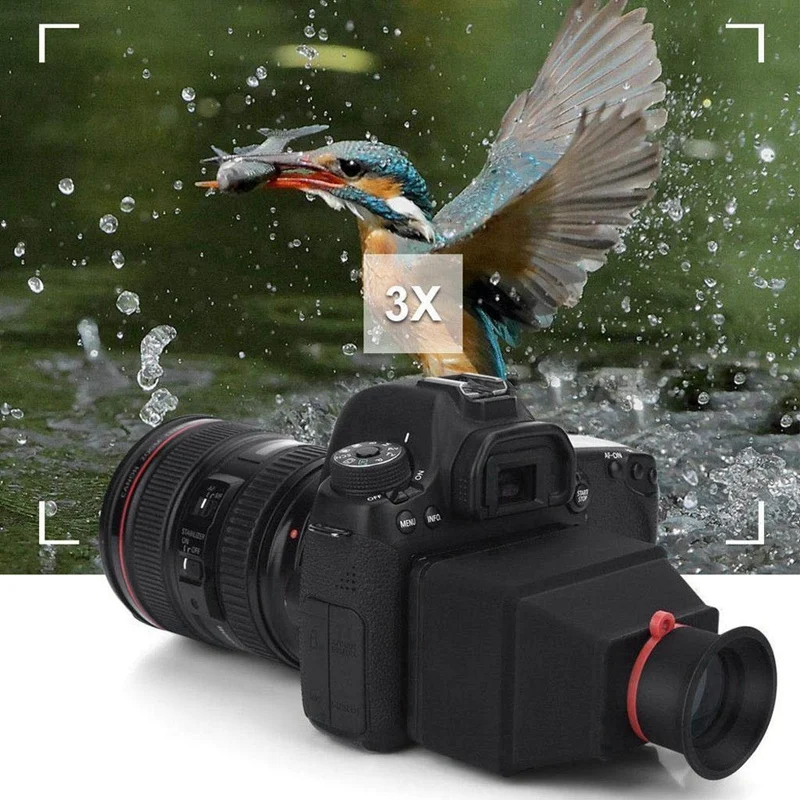 3X nification Lcd Viewfinder nifier Universal for Canon Nikon Sony 3Inch Sn Dslr Mirrorless Camera Camcorder
3X nification Lcd Viewfinder nifier Universal for Canon Nikon Sony 3Inch Sn Dslr Mirrorless Camera Camcorder