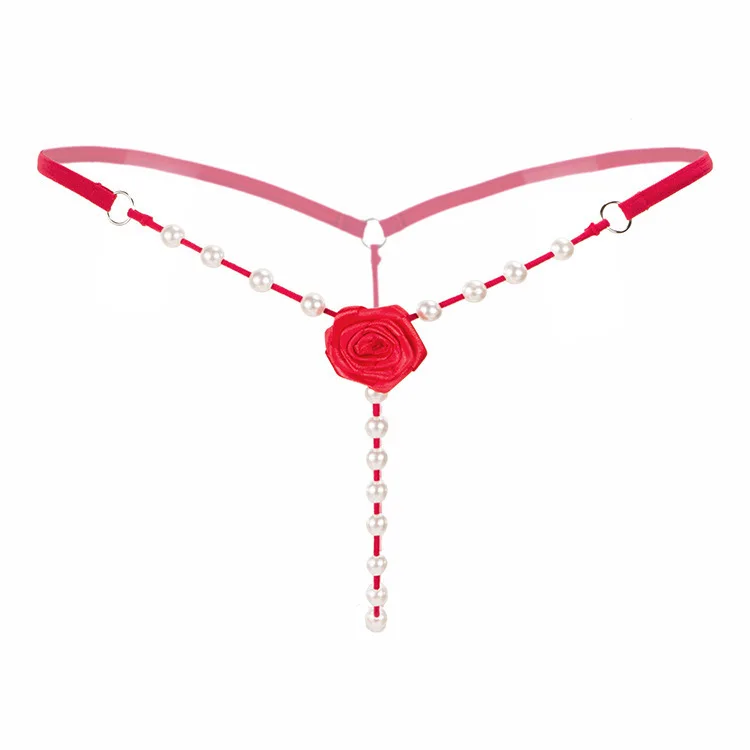Women Sexy Underpants G-string Woven Rose Pearl Briefs Thong Ladies Low Waist Erotic lingerie Underwear
Women Sexy Underpants G-string Woven Rose Pearl Briefs Thong Ladies Low Waist Erotic lingerie Underwear