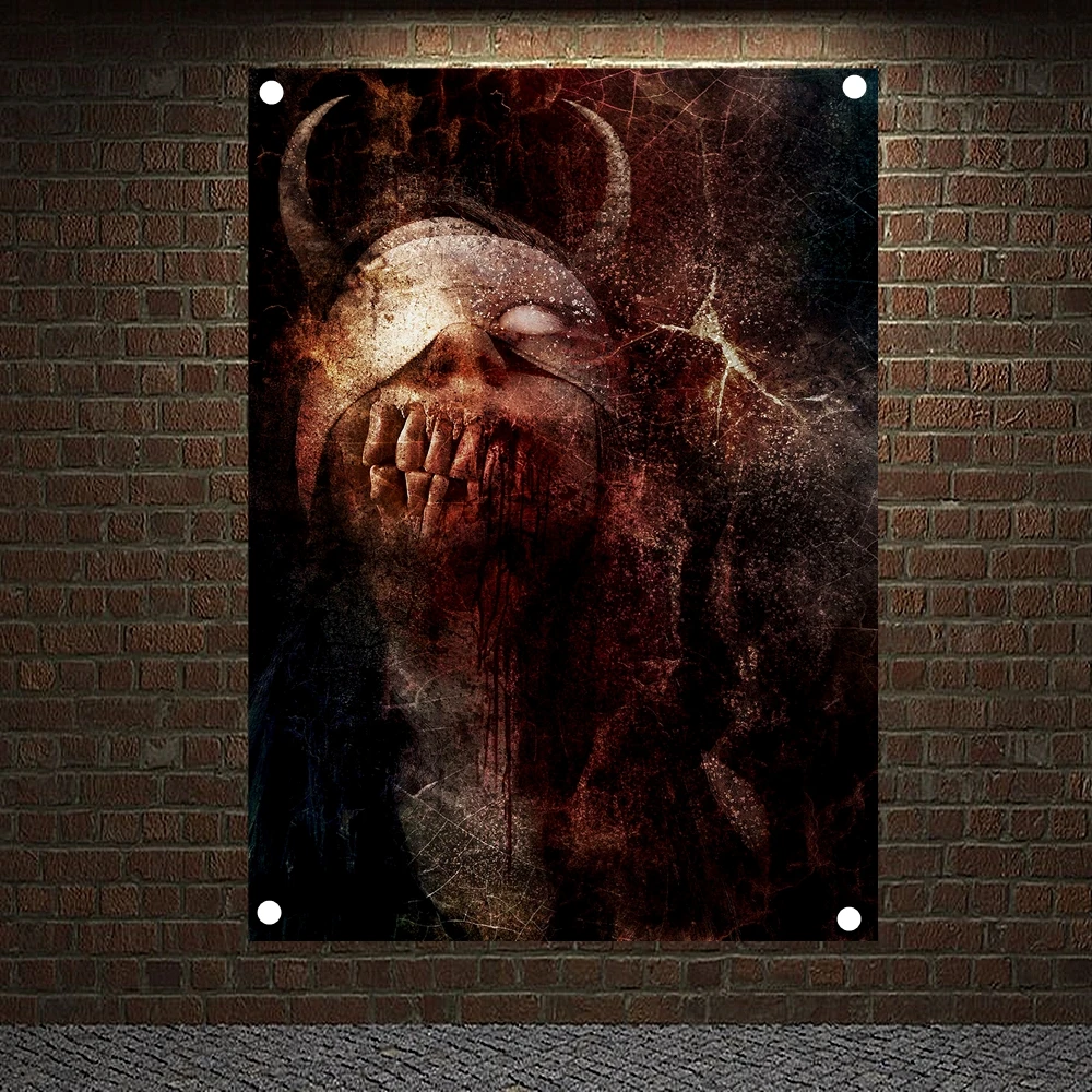 Scary Bloody Heavy Metal Rock and Roll Stickers Band Posters Banner & Flag Music Training Background Wall Painting Home Decor B2
Scary Bloody Heavy Metal Rock and Roll Stickers Band Posters Banner & Flag Music Training Background Wall Painting Home Decor B2