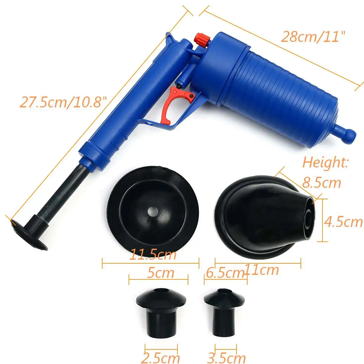 Air Pump Pressure Pipe Plunger Drain Cleaner Sewer Sinks Basin Pipeline Clogged Remover Bathroom Kitchen Toilet Cleaning Tools
Air Pump Pressure Pipe Plunger Drain Cleaner Sewer Sinks Basin Pipeline Clogged Remover Bathroom Kitchen Toilet Cleaning Tools