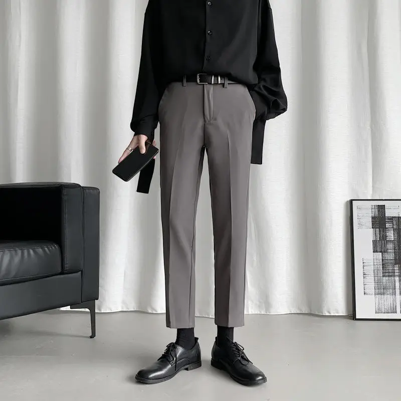 2021 Korean Style Men's Blazer Trendy Straight Casual Pants Fashion Suit Pants Slim Fit Social Office Trousers Big Size 28-36
2021 Korean Style Men's Blazer Trendy Straight Casual Pants Fashion Suit Pants Slim Fit Social Office Trousers Big Size 28-36