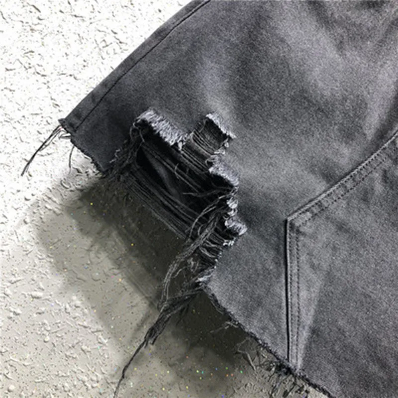 IEQJ Distressed Jeans Skirt Women A-line Side Split Cool Grey Mini Solid Casual Style New Fashion Tide 2021 Summer GD876
IEQJ Distressed Jeans Skirt Women A-line Side Split Cool Grey Mini Solid Casual Style New Fashion Tide 2021 Summer GD876