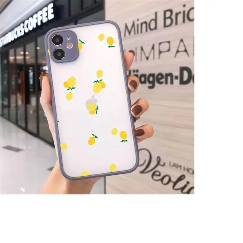 Lemon Fruit fresh fruit high quality Phone Cases shell matte transparent For iphone 7 8 11 12 plus mini x xs xr pro max cover
Lemon Fruit fresh fruit high quality Phone Cases shell matte transparent For iphone 7 8 11 12 plus mini x xs xr pro max cover