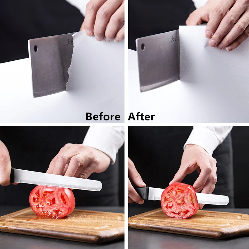 Professional knife sharpener, safe and simple, three-level tool for kitchen knife grinding, tungsten sharpener kitchen tool
Professional knife sharpener, safe and simple, three-level tool for kitchen knife grinding, tungsten sharpener kitchen tool