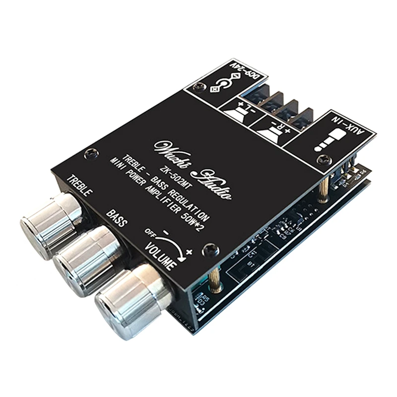 Плата усилителя сабвуфера 502MT 2X50W Bluetooth 5,0, 2,0 каналов, плата высокомощного аудио стереоусилителя, AUX басовый усилитель
Плата усилителя сабвуфера 502MT 2X50W Bluetooth 5,0, 2,0 каналов, плата высокомощного аудио стереоусилителя, AUX басовый усилитель