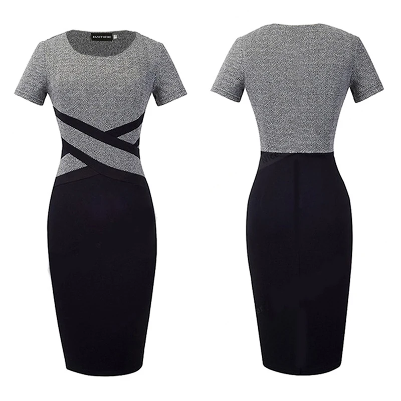 Sexy Slim Party Dress Women Short Sleeve O-neck Midi Dress Summer vestidos Black Grey Patchwork Striped Bodycon Dress
Sexy Slim Party Dress Women Short Sleeve O-neck Midi Dress Summer vestidos Black Grey Patchwork Striped Bodycon Dress