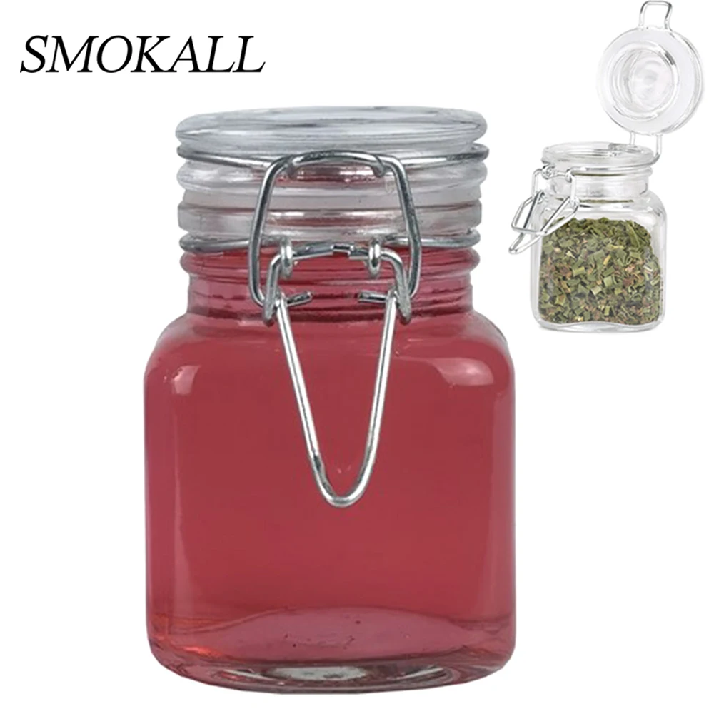 10Pcs Glass Storage Box 100ML Kitchen Cookie Spice Jars Jar Bottles Container Tobacco Herb Case Smoking Cigarette Accessories 
10Pcs Glass Storage Box 100ML Kitchen Cookie Spice Jars Jar Bottles Container Tobacco Herb Case Smoking Cigarette Accessories