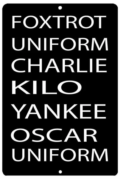 TIN SIGN MILITARY PHONETIC ALPHABET FUNNY | MAN CAVE 
TIN SIGN MILITARY PHONETIC ALPHABET FUNNY | MAN CAVE