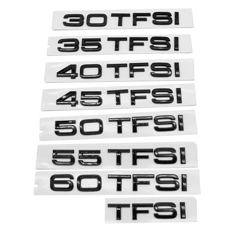 Car Trunk Emblem Badge 30 35 40 45 50 55 60 TFSI 3D Sticker For Audi A3 A4 A5 A6 Q3 Q5 Q7 TT Car Styling Accessories
Car Trunk Emblem Badge 30 35 40 45 50 55 60 TFSI 3D Sticker For Audi A3 A4 A5 A6 Q3 Q5 Q7 TT Car Styling Accessories