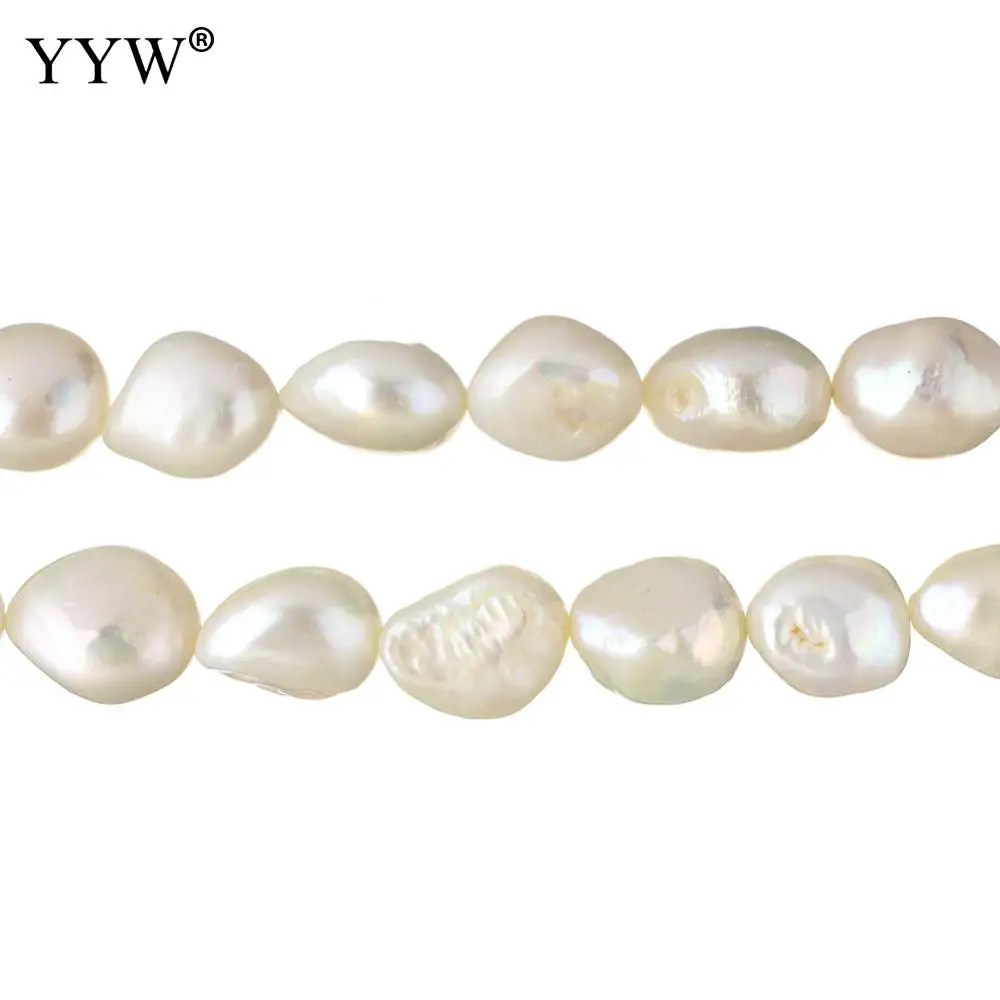 Baroque Freshwater Bulk Pearl Beads Natural White 11-12mm Pearls Loose Beads Hole 0.8mm Per Approx 15.5 Inch Strand
Baroque Freshwater Bulk Pearl Beads Natural White 11-12mm Pearls Loose Beads Hole 0.8mm Per Approx 15.5 Inch Strand