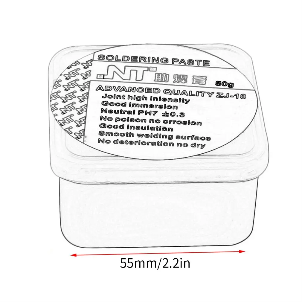 Environmental Rosin Soldering Flux Paste Solder Efficient Welding Grease Facilitate Soldering Wetting Agent Tool
Environmental Rosin Soldering Flux Paste Solder Efficient Welding Grease Facilitate Soldering Wetting Agent Tool