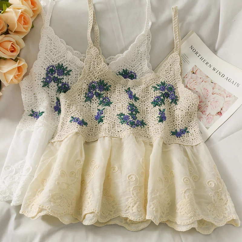Knitted tops for women colorblock tank top woman patchwork embroidered camisole off shoulder sleeveless tanke tops 2021 ins
Knitted tops for women colorblock tank top woman patchwork embroidered camisole off shoulder sleeveless tanke tops 2021 ins