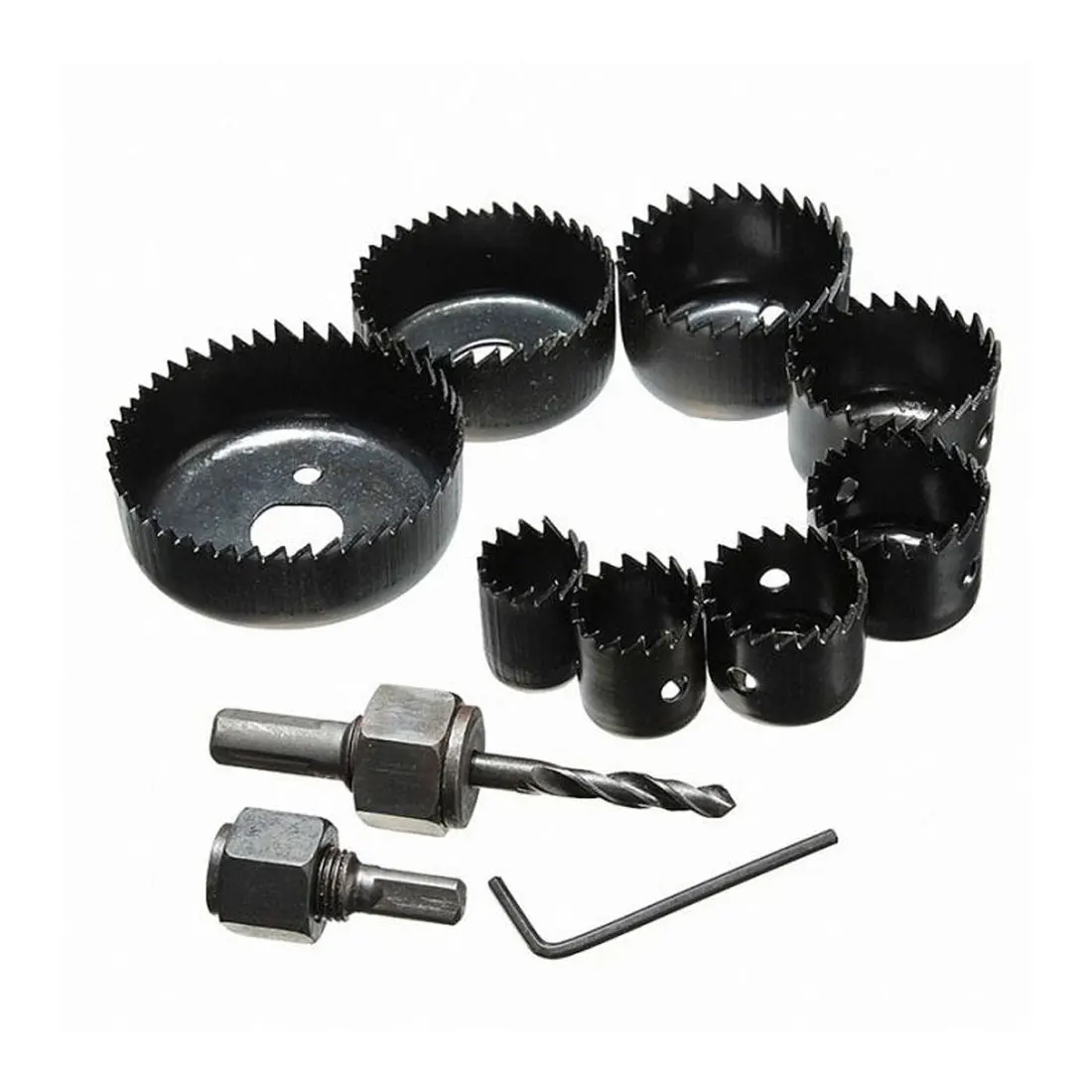 11/16Pcs Woodworking Hole Saw Set Drill Bit 19-127Mm Ceiling Drilling Set Plasterboard Hole Opener Drill Bit Plasterboard Hole
11/16Pcs Woodworking Hole Saw Set Drill Bit 19-127Mm Ceiling Drilling Set Plasterboard Hole Opener Drill Bit Plasterboard Hole