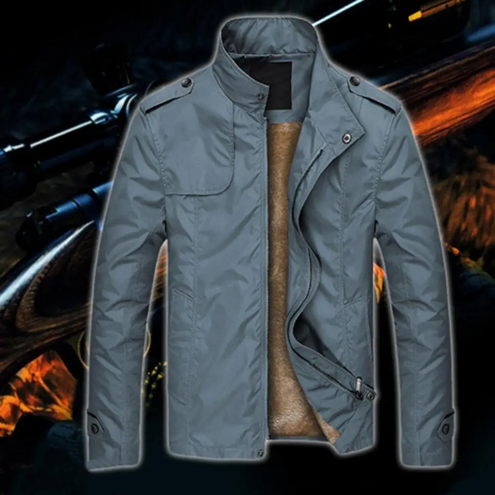 All-Match Stylish Plush Lining Zipper Closure Coat 3D Cutting Casual Jacket Long Sleeve for Office
All-Match Stylish Plush Lining Zipper Closure Coat 3D Cutting Casual Jacket Long Sleeve for Office