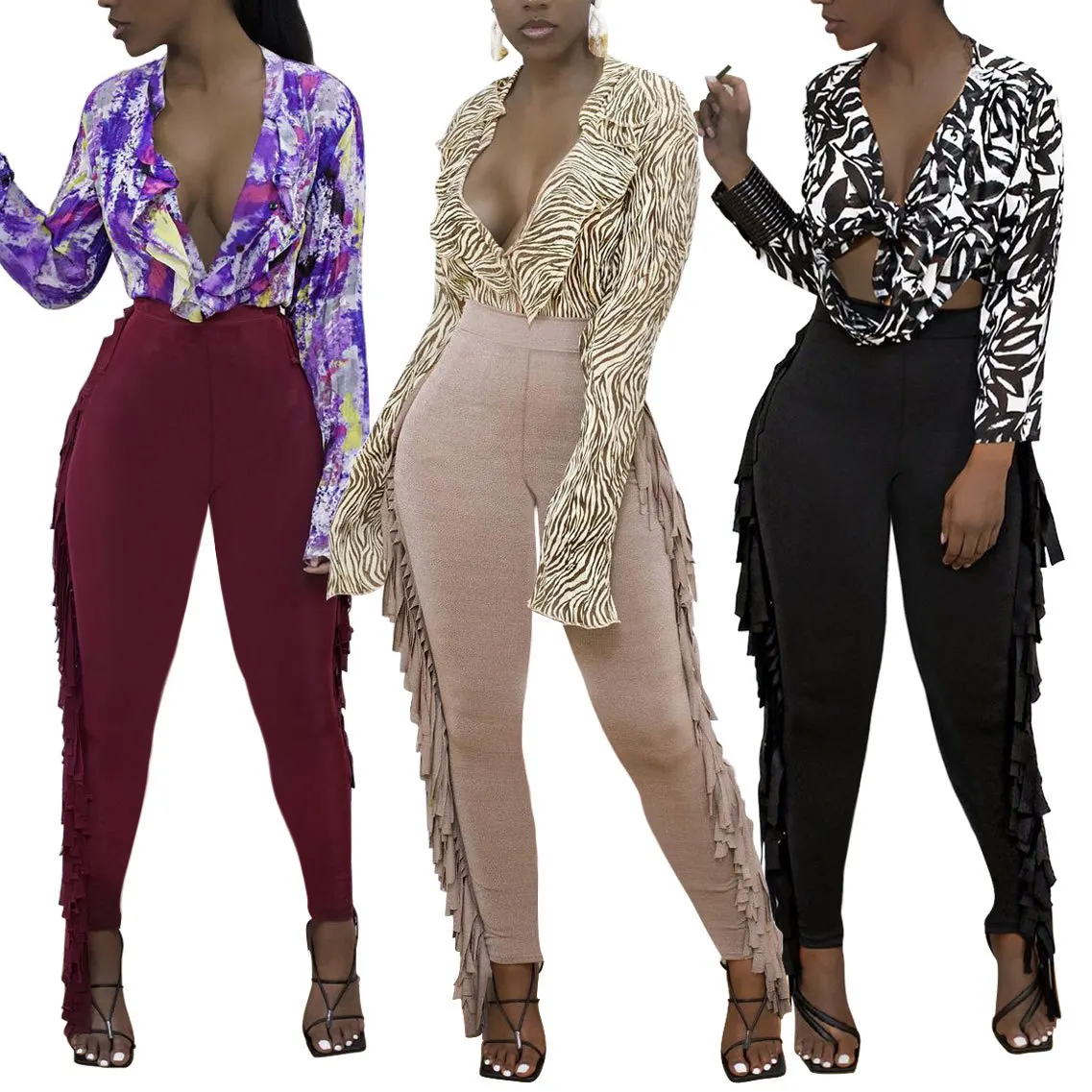 43M6568 Autumn Winter Women Casual Fashion Solid Cute Sports Casual Fringed Pants Hot
43M6568 Autumn Winter Women Casual Fashion Solid Cute Sports Casual Fringed Pants Hot