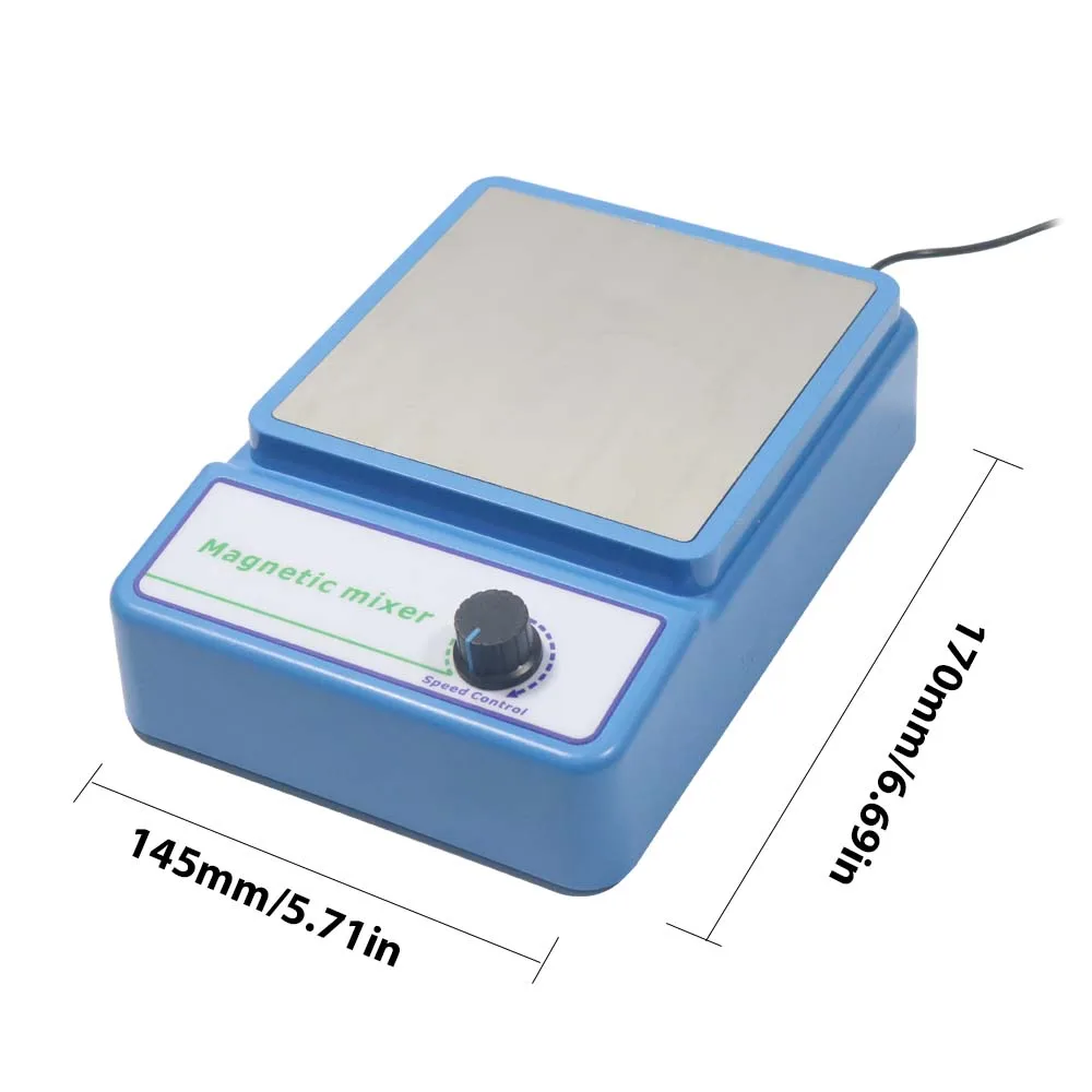 New 1000ml/2400 rpm Professional Magnetic Stirrer Magnetic-mixer with Stir Bar Stirring Capacity Volume for Scientific Industry
New 1000ml/2400 rpm Professional Magnetic Stirrer Magnetic-mixer with Stir Bar Stirring Capacity Volume for Scientific Industry