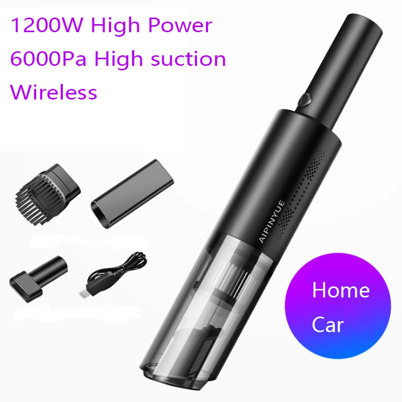 1200W High Power Car Vacuum Cleaner Cordless Mini Handheld Vacuum Cleaner Strong Suction for both home and car
1200W High Power Car Vacuum Cleaner Cordless Mini Handheld Vacuum Cleaner Strong Suction for both home and car