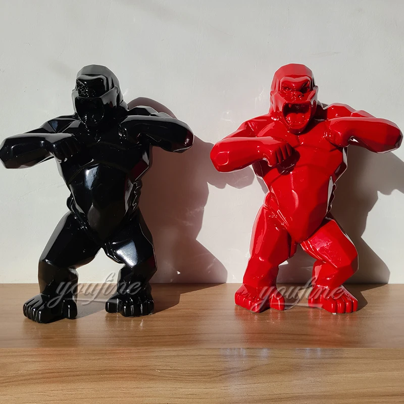 20cm Monkey King Kong Home Decoration Sculpture Resin Gorilla Sculpture Creative King Kong Resin Statue Geometric Modern Crafts
20cm Monkey King Kong Home Decoration Sculpture Resin Gorilla Sculpture Creative King Kong Resin Statue Geometric Modern Crafts