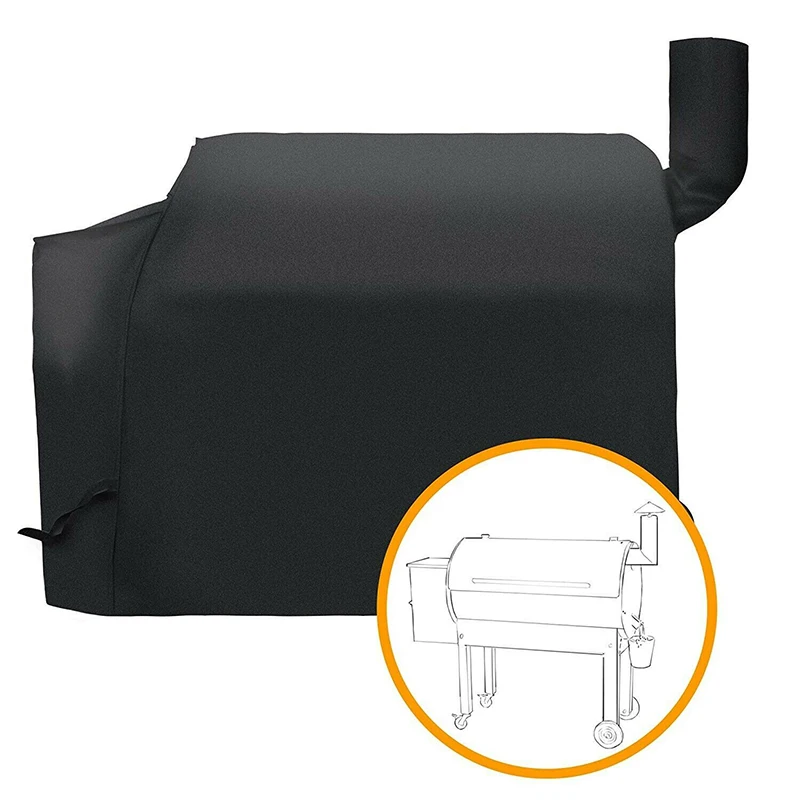 142X100X57cm Pellet Grill Cover Smer Heavy Duty Waterproof Anti Dust Rain Patio Outdoor Barbecue Grill Cover BBQ Accessories
142X100X57cm Pellet Grill Cover Smer Heavy Duty Waterproof Anti Dust Rain Patio Outdoor Barbecue Grill Cover BBQ Accessories