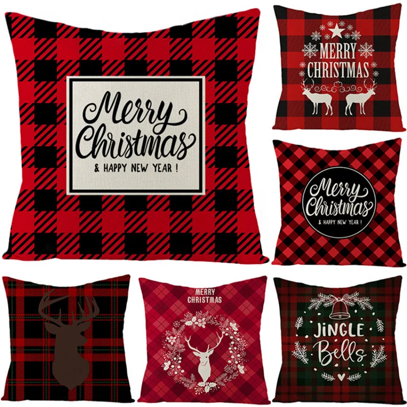 Christmas Pillow Covers Pillowcases Throw Pillow Cover Home Decoration Double-sided Printing 24 Style
Christmas Pillow Covers Pillowcases Throw Pillow Cover Home Decoration Double-sided Printing 24 Style