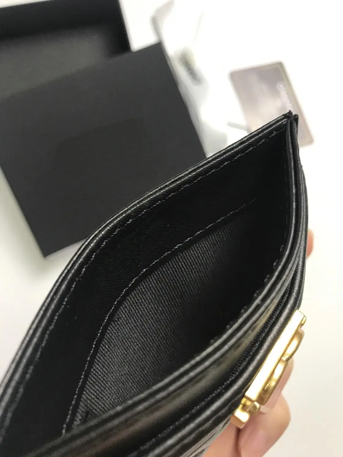 

2020Women luxury caviar leather Wallet top quality designer brand Clutch card holder feminine purse cellphone pouch long Walle