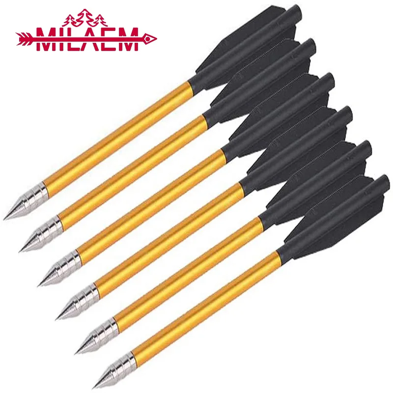 12/36/60 Pcs Archery Aluminum Crossbow Arrow 6.3"Tips Steel Hunting Crossbow Arrow for Mini Crossbow Arrow Shooting Accessories
12/36/60 Pcs Archery Aluminum Crossbow Arrow 6.3"Tips Steel Hunting Crossbow Arrow for Mini Crossbow Arrow Shooting Accessories