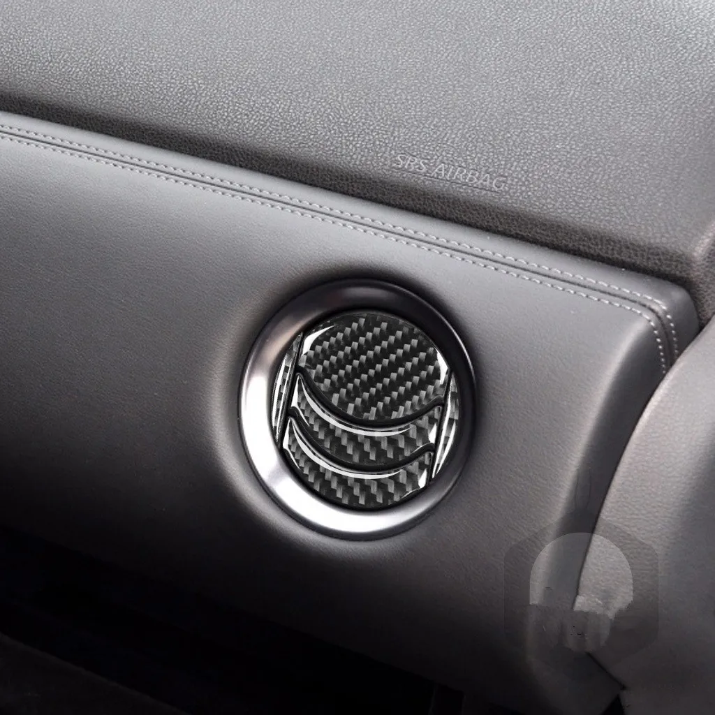 Genuine Carbon Fiber For Nissan GTR R35 2008-2020 Car Dashboard Side Air Outlet Ring Cover Trim Car Styling
Genuine Carbon Fiber For Nissan GTR R35 2008-2020 Car Dashboard Side Air Outlet Ring Cover Trim Car Styling