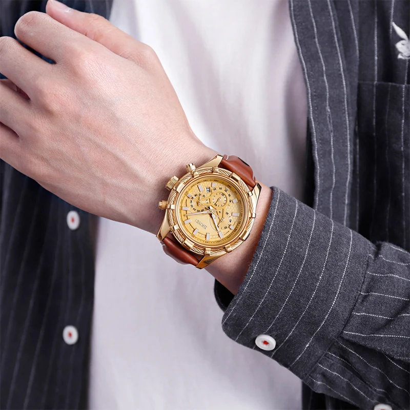 Men's Wrist Watch Montre Homme Luxury Creative Quartz Clock High Quality Movement Calendar Chronograph Waterproof Relogio 2020
Men's Wrist Watch Montre Homme Luxury Creative Quartz Clock High Quality Movement Calendar Chronograph Waterproof Relogio 2020