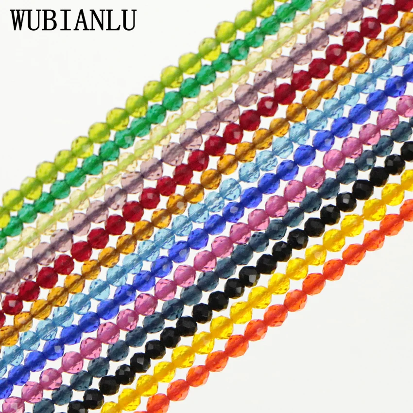WUBIANLU 17 Colors 2-3mm Crystal Beads Multicolor Sapcer Glass Beads For Jewelry Making DIY Handmade Necklace Bracelet Wholesale
WUBIANLU 17 Colors 2-3mm Crystal Beads Multicolor Sapcer Glass Beads For Jewelry Making DIY Handmade Necklace Bracelet Wholesale