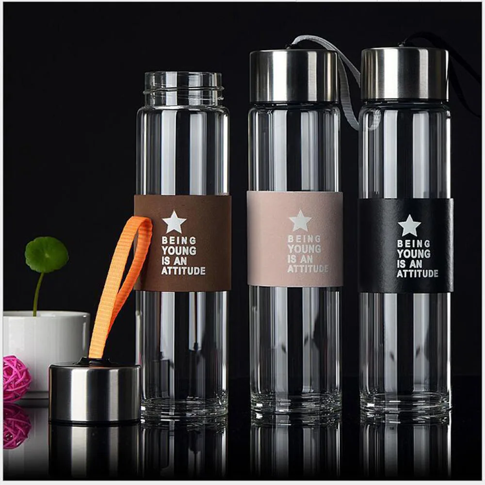 Glass water cup sports outdoor anti-scalding straight body cup creative fashion portable glass cup
Glass water cup sports outdoor anti-scalding straight body cup creative fashion portable glass cup