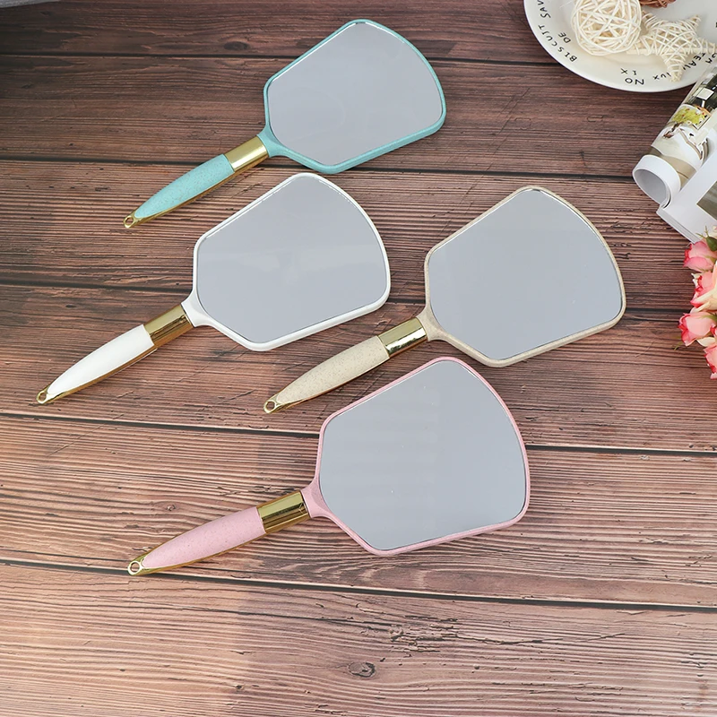GU162 Cute Pink White Plastic Vintage Hand Mirrors Makeup Vanity Mirror Rectangle Hand Hold Cosmetic Mirror With Handle For Gift
GU162 Cute Pink White Plastic Vintage Hand Mirrors Makeup Vanity Mirror Rectangle Hand Hold Cosmetic Mirror With Handle For Gift