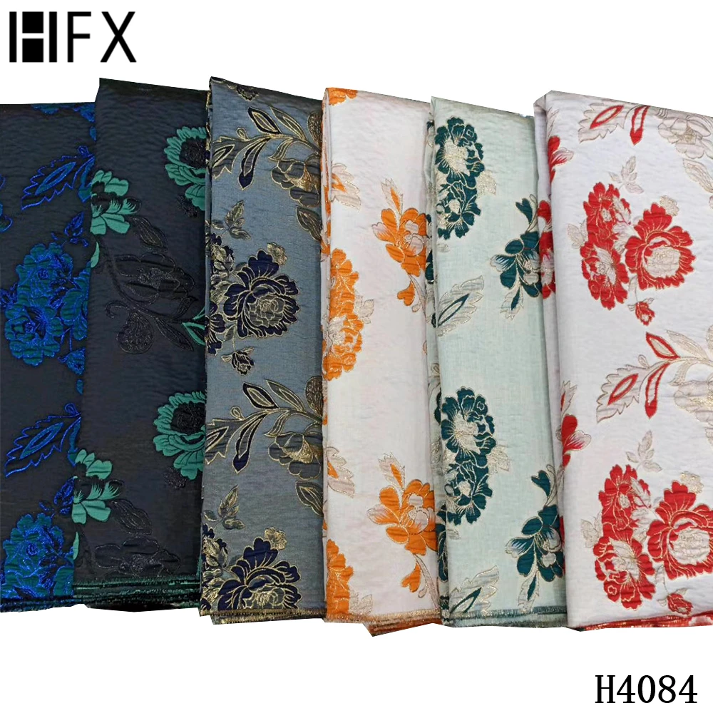 HFX Lace Fabric Brocade Jacquard Lace Fabric 2020 High Qaulity With Embroidery Brocade Party Dress Nigerian 5 yards fabric
HFX Lace Fabric Brocade Jacquard Lace Fabric 2020 High Qaulity With Embroidery Brocade Party Dress Nigerian 5 yards fabric