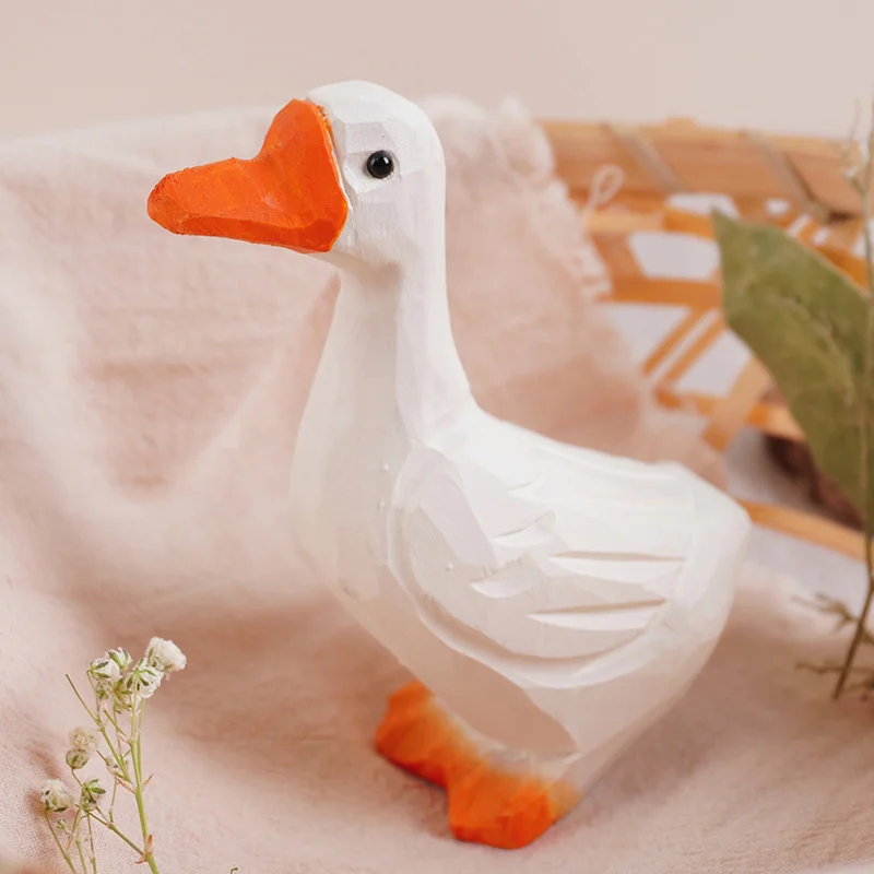 Big White Goose Ornament Handmade Wood Carving Stupid Goos Solid Wood Decoration Home Decoration
Big White Goose Ornament Handmade Wood Carving Stupid Goos Solid Wood Decoration Home Decoration