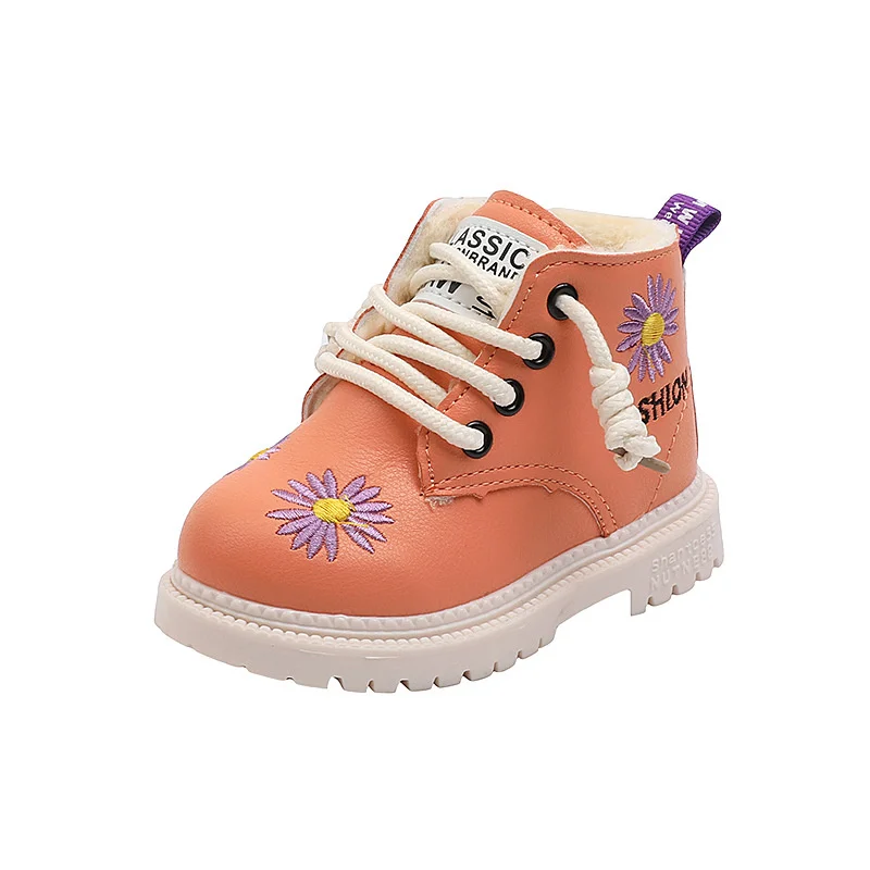 Baby Girls Martin Boots Kids Winter Thick With Cotton New Toddler Fur Embroidered Daisy Children Waterproof High Boots 1 To 8y
Baby Girls Martin Boots Kids Winter Thick With Cotton New Toddler Fur Embroidered Daisy Children Waterproof High Boots 1 To 8y