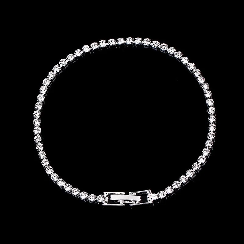 Fashion Cross Border Hot Selling Bridal Accessories Elegant Shimmering Rhinestone Full Rhinestone Single Row Bracelet Bracelet
Fashion Cross Border Hot Selling Bridal Accessories Elegant Shimmering Rhinestone Full Rhinestone Single Row Bracelet Bracelet