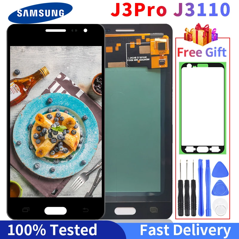 100% test OriginalFor SAMSUNG Galaxy J3 Pro J3110 LCD Touch Screen Digitizer Assembly For J3110 J3109 J3119 Display With Gift
100% test OriginalFor SAMSUNG Galaxy J3 Pro J3110 LCD Touch Screen Digitizer Assembly For J3110 J3109 J3119 Display With Gift
