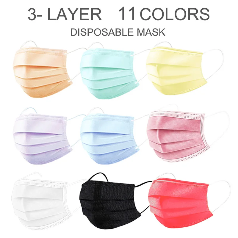 10/50/100 Pcs 3-layer Face Mask Disposable Non-woven Breathable Mask With Elastic Earband Breathable Adult Mouth Mask Pink
10/50/100 Pcs 3-layer Face Mask Disposable Non-woven Breathable Mask With Elastic Earband Breathable Adult Mouth Mask Pink